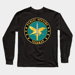 Public Affairs Veteran w Silver Long Sleeve T-Shirt